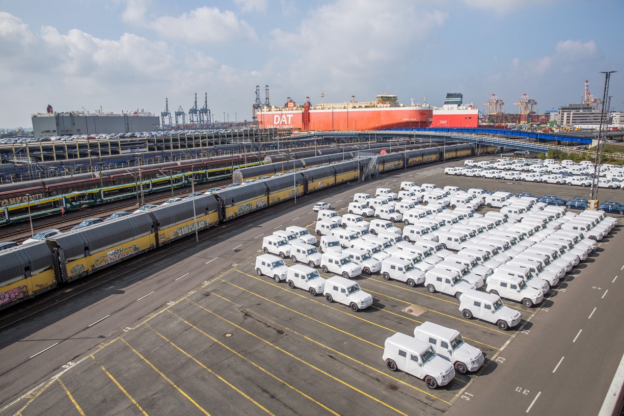 autoverladung der blg, bremerhaven, 2020